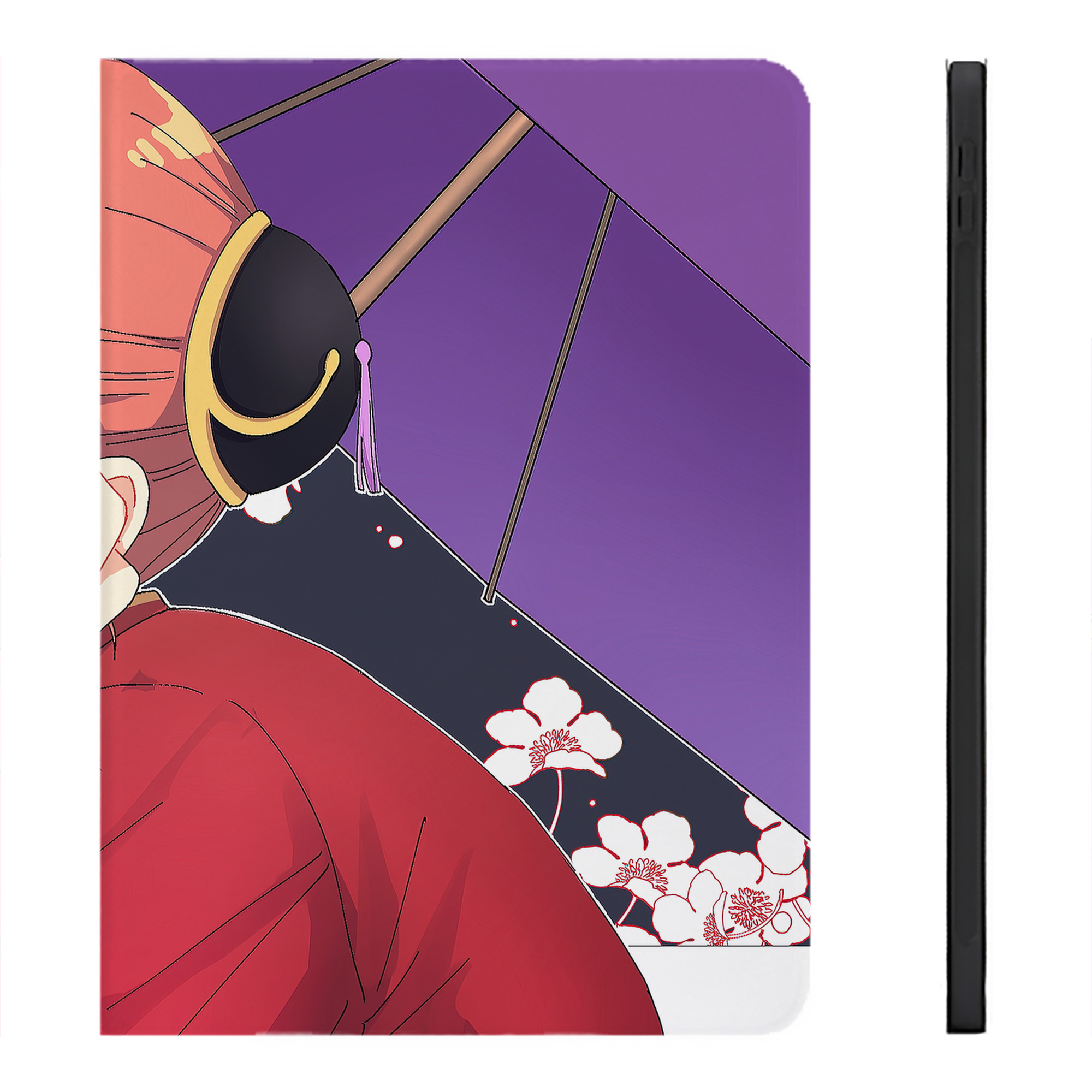 （画像用） ぎんたま 坂田銀時（さかたぎんとき） 神楽 志村新八（しむら しんぱち） GINTAMA Sakata Gintoki Kagura Shimura Shinpachi IPadケース ペンホルダー付き ブックスタイルデザイン